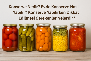 konserve nasıl yapılır